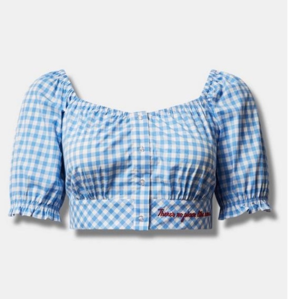 Torrid NWT Warner Bros Wizard Of Oz Poplin Top and Skirt Set Halloween Costume - Picture 9 of 11